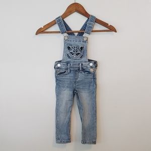💟5 for 20💟 H&M light blue denim cat pocket overalls